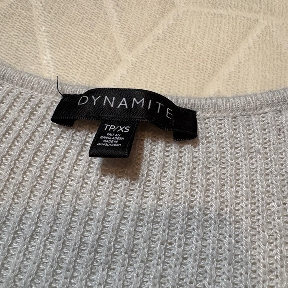 Dynamite Long Sleeve Zippered Top - Size x-small - Picture 2 of 5